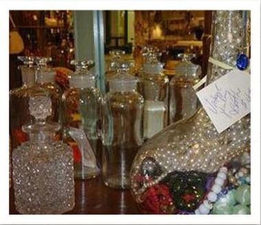 Glass decanters and sparkling finds